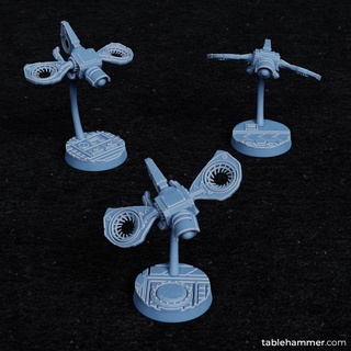dragonflies - recon drones accell union guard human sci-fi wargaming imperial tabletop science fiction humans grimdark space opera vehicle mecha dragon dragonfly mech drone hover escort 3d print model - Mito3D