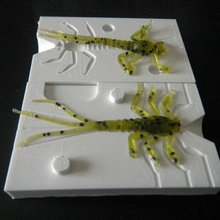 libélula larva mejillón molde señuelo sábalo pescar pez polo 3d print model - Mito3D