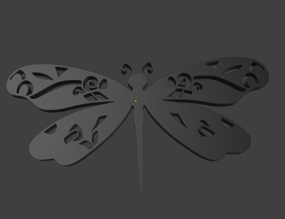 dragonfly pendant 3d print model - Mito3D