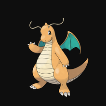 dragonite Pokémon pok lun high res Jeu arcanine gengar phéromose ub2 beauté ub 02 Pikachu lézard bulbasaur charizard kamex 3d print model - Mito3D