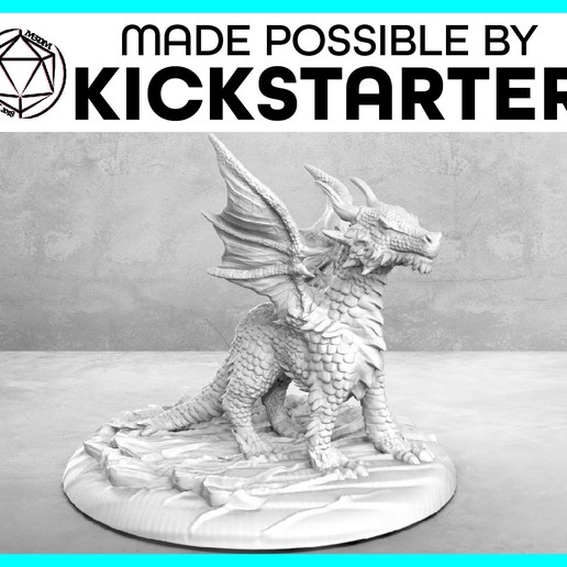 dragonling - lässige pose tabletop-Miniatur Spiel Tier baby dnd dragon dungeons dragons vertraut fantasy gaming gloomhaven mini der Miniatur pathfinder rpg set tabletop Spielzeug warhammer 3D print model - Mito3D