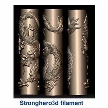 dragonspiralingpillar dragon art 3d print model - Mito3D