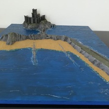sussurros do castelo a arte postos os tronos rocadragon jogo de 3d print model - Mito3D