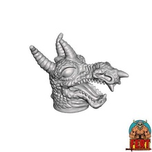 dragão personalizadas cabeça galáxia guerreiros lutadores motu origens clássicos 3d print model - Mito3D