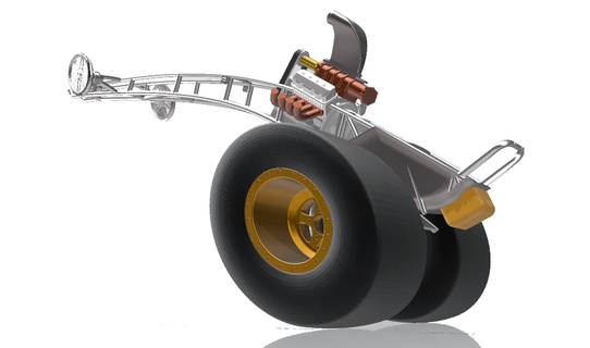 Dragster Spaß Custon ziehen Karikatur Motor Treibstoff komisch Wagen Spielzeug heiß Stange Verwalter Kulturen verrückt 3d print model - Mito3D