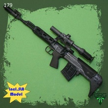 Dragunov escala 1 4 pistola rifle grg réplica armas 3d print model - Mito3D