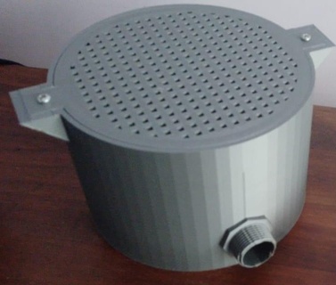 drenar filtro jardim saída água encanamento sifão 3d print model - Mito3D