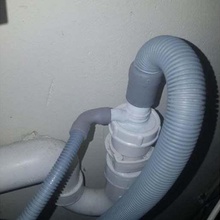 drain hose washing machine condenser dryer ablaufschlauch home 3d print model - Mito3D