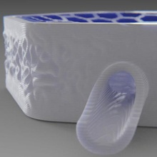 drenaj sabunluk ev dokunun remix desen banyo ev su 3dp 3d baskı hediye 3d print model - Mito3D