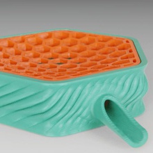 le drainage porte-savon ondulé la maison la vague vague l'ondulation une cuisine cuisine la salle de bains appuyez sur de l'eau 3dp L'impression 3d cadeau 3d print model - Mito3D