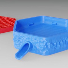 drenagem de sabão titular a casa toque rapidamente em prato casa de banho água chuveiro 3dp A impressão 3d presente padrão 3d print model - Mito3D