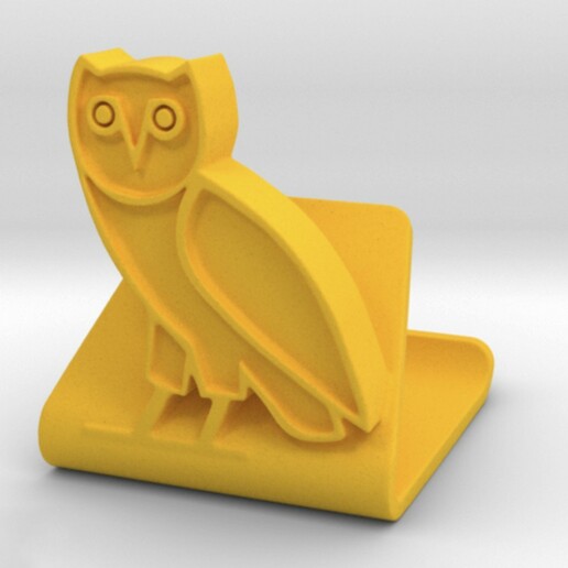 Drake ovo baykuş evrensel telefon ayakta durmak iphone 3D print model - Mito3D