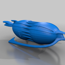 drakh cisterna peste nave gioco giocattolo petroliera la babylon5 3d print model - Mito3D