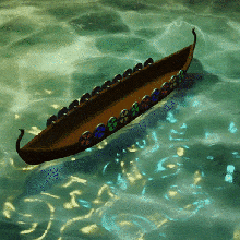 drakkar décoration viking bateau marin chambre facile impression Jeu jouet récit histoire 3d print model - Mito3D