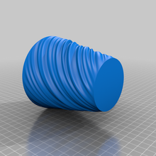 drapiert Vase 3d print model - Mito3D