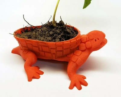 draudi planter dragon flower pot gaudi lizard park gell containers 3d print model - Mito3D