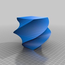 disegnare tortuoso vaso art matematica arte openscad customizer 3d print model - Mito3D