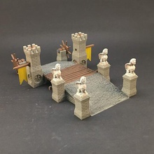 pont-levis 28mm figurines de jeu scatter terrain miniature paysage la fantaisie le mdn plateau 3d print model - Mito3D