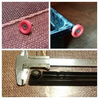 drawer's slide wheel replacement parts spare part repair diy 3d print model - Mito3D