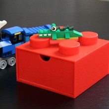 drawer 4 lego box drawers storage playmobil 3d print model - Mito3D