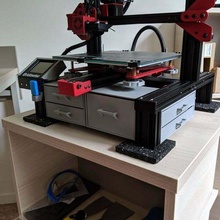 cajón alfawise u30 3d impresora partes impresión potenciar cajones mini apoyo apoya 3d print model - Mito3D