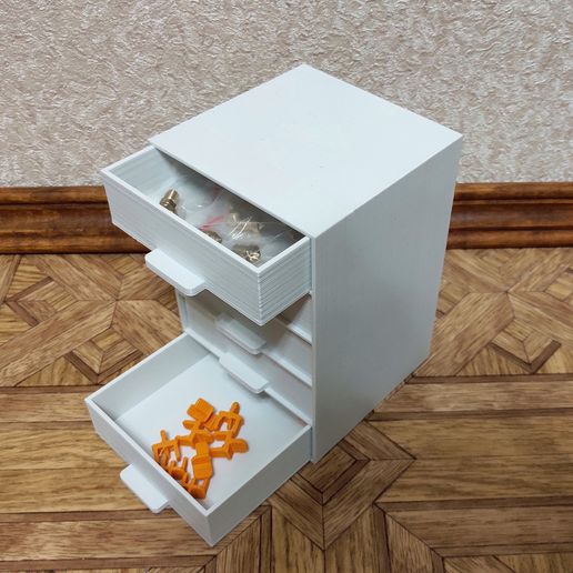 drawer box 3D print model - Mito3D