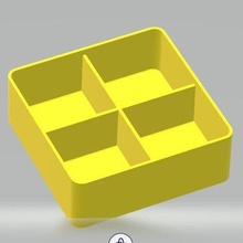cassetto inserire organizzatore base scatola attrezzo utensili 3d print model - Mito3D
