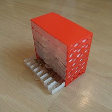 gavetas pequenas peças a casa peito de eletrônica mini resistores caixa armazenamento organização 3d print model - Mito3D
