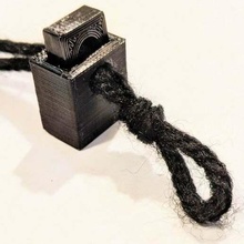 cordon serrage corde fermer clé pleinement imprimable Arrêtez bouchon tirer chaîne sport_outdoor 3d print model - Mito3D