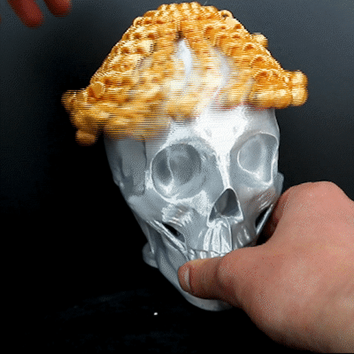 dehşet kafatası destek 3D print model - Mito3D