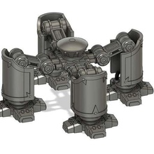 schrecklich Sarkophag quadraped Beine experimentell dreadnought Spielzeug 3d print model - Mito3D