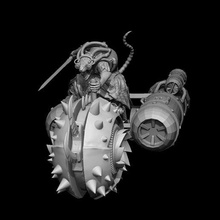 moulin terre chars Jeu hommes rats vermine 9th âge Chariot fusée broyeur 28mm fantaisie skaven miniature jeu guerre rpg dnd donjon ragons 3d print model - Mito3D