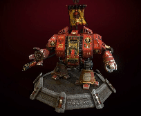 acorazado sangre angeles juego guerra 42k robot martillo enorme masivo rpg voidwalker forjado tiranos 3d print model - Mito3D