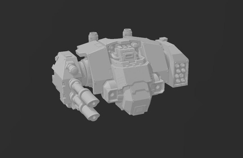 dreadnought kit weapons demolisher ranged perso brutalis leviathan laser miniatures 3d print model - Mito3D