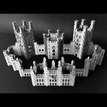 sognare castello blocchi impostato 3 gioco palazzo giocattolo edificio Torre medievale parete recinzione arcade bloccare modulare arte 3d print model - Mito3D