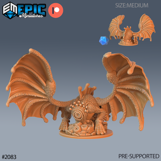 dream spawn emerging dnd miniature tabletop miniatures gaming monster 3d model rpg dndminis stl file epic-miniatures dndminiatures 3dprint 3dminiature printedminis 3dprinting dungeon fantasy roleplaying dragon warrior undead pre-supported 3d print model - Mito3D