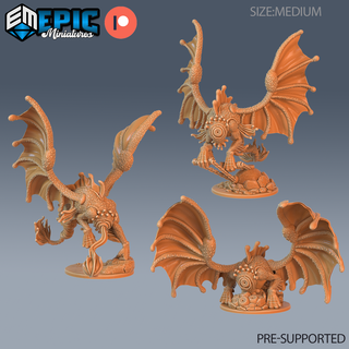 dream spawn set dnd miniature tabletop miniatures gaming monster 3d model rpg dndminis stl file epic-miniatures dndminiatures 3dprint 3dminiature printedminis 3dprinting dungeon fantasy roleplaying dragon warrior undead pre-supported 3d print model - Mito3D