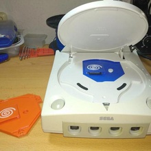 dreamcast gdemu housing integrated sd reader support cover game 3d print model - Mito3D
