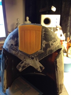 dredd 3d helmet badge props 3d print model - Mito3D