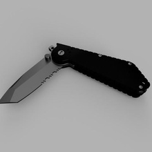 dredd boker style knife various folding weapon prop cosplay con 2000ad judge 3d print model - Mito3D