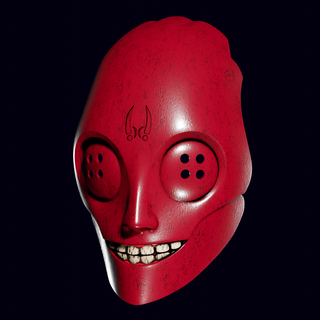 urlatore maschera dmc cosplay giocattolo gioco universo carattere 3d print model - Mito3D