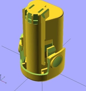 Dremel 8200 bateria recipiente partes 3d print model - Mito3D