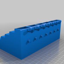 dremel bits pegboard organizer tool accessories bit holder peg mount tools holders boxes 3d print model - Mito3D