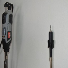 dremel tool hanger Kunst Kunst-tools Halter dremel-Halter 3d print model - Mito3D