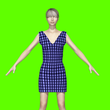 dress eternal light fashion woman clothes 3d print model - Mito3D