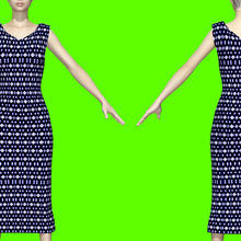 dress lost sun fashion woman cloth clothes fabric 3d print model - Mito3D