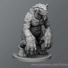 dretch game toy tabletop monster enemy dungeons dragons dnd 3d print model - Mito3D