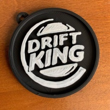 drift king keychain fashion key chain 3d print model - Mito3D