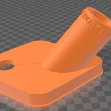 perceuse-attrape-poussière outil de nettoyeur forage la poussière aspirateur 3d print model - Mito3D