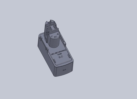 perforar batería 3d impresoras 3d print model - Mito3D